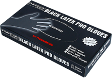 Black Gloves Latex 20 Stk.