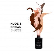 Gel Lack Nude & Brown Shades 6ml
