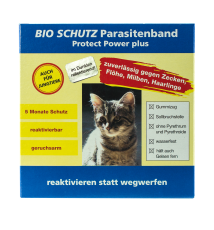 Bio Schutz Parasitenband Katze schwarz