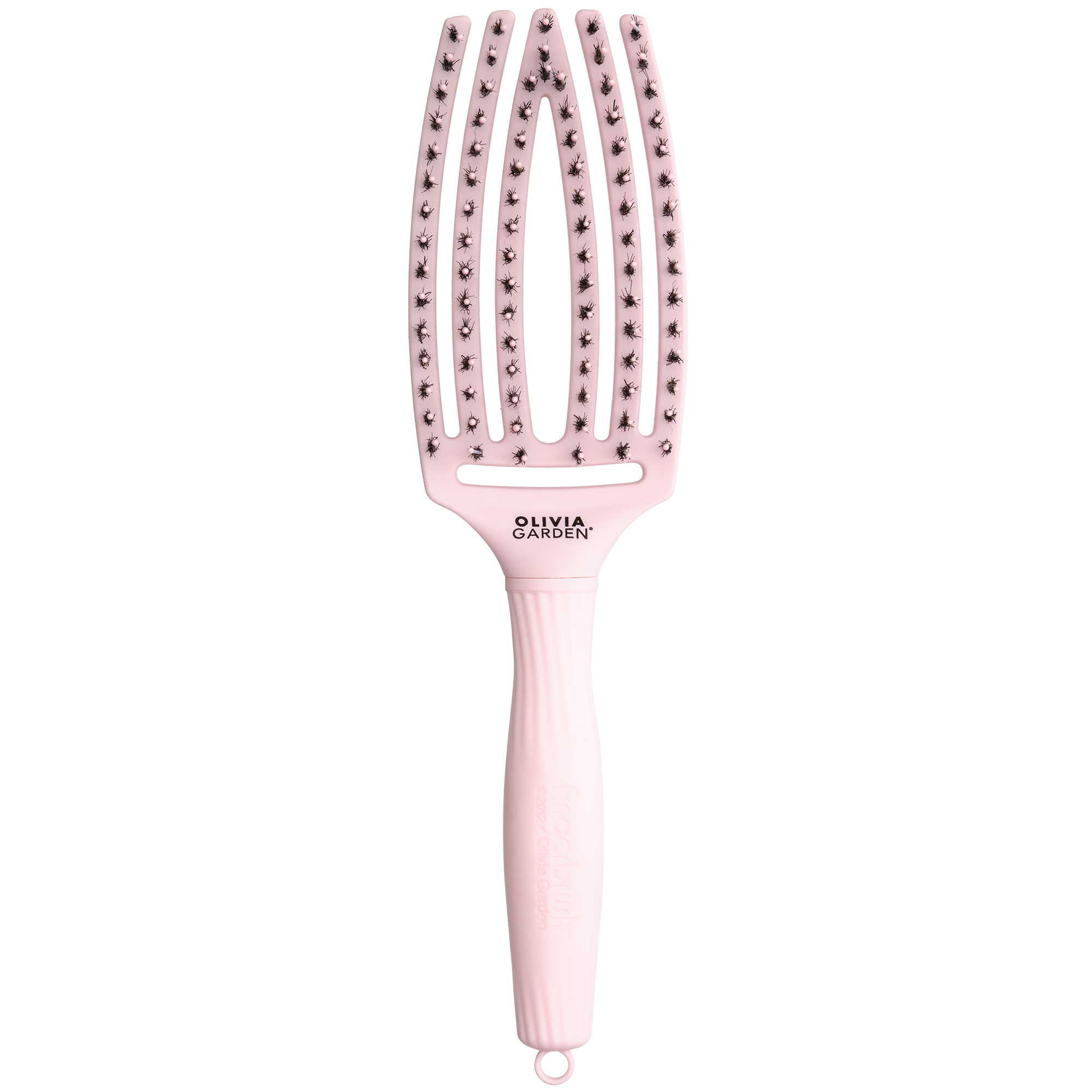 Olivia Garden Fingerbrush Combo Pastel Pink medium | ROMA Friseurbedarf