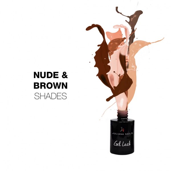Gel Lack Nude &amp; Brown Shades 6ml