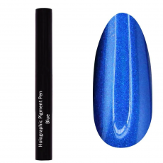 Holographic Pigment Pen - Blue