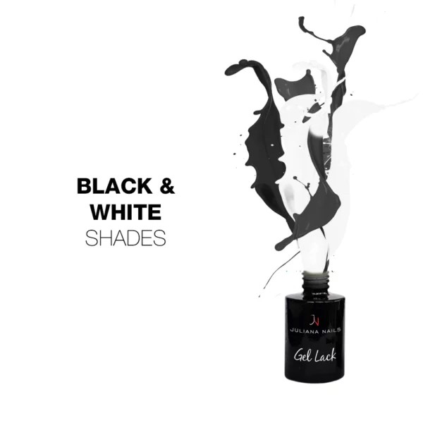 Gel Lack Black, Grey &amp; White Shades 6ml